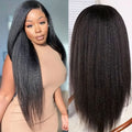 Kinky Straight Human Hair Wig
