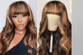 Highlight Wig With Bangs