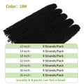 Butterfly Locs Crochet Hair Braids Extensions