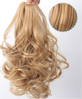 Short Ponytail Synthetic Curly Clip In Hair Extensions