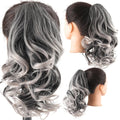 Short Ponytail Synthetic Curly Clip In Hair Extensions