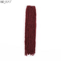 18"Synthetic Faux Locs Crochet Braids Hair Extensions