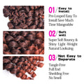 Curly Jumpy Wand Curl Jamaican Bounce Synthetic Braiding Hair Extensions