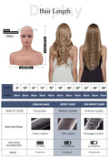 Brown Straight Human Hair Wig With Bangs