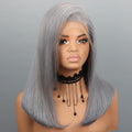 Salt and Pepper Human Hair Wig