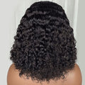 Soft Black Kinky Curly Lace Front Wig