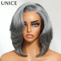 UNICE Layered Blowout Salt & Pepper Wig