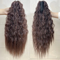 Synthetic Long Wavy Ponytail Hair Extensions
