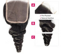 Loose Wave Lace Frontal Closure Brazilian Remy Human Hair