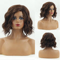 Synthetic Hair Wig Silver Gray Short Curly
