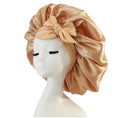 Satin Bonnet With Adjustable Ties For Sleeping