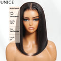 UNice Straight Human Hair Wig