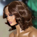 Ombre Silver Grey Synthetic Pre Plucked Wig