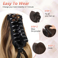 Synthetic Claw Ponytail Extensions