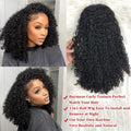Human Hair Deep Curly Half Wig Jerry Curly