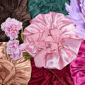 Satin Bonnet With Adjustable Ties For Sleeping