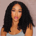 Curly Human Hair Wig With Finger Coil Ends