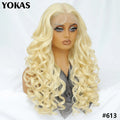 Synthetic Curly Lace Frontal Wigs With Bangs