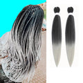 Ombre Pre Stretched Braiding Hair Bundles