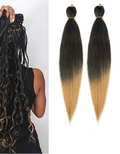 Ombre Pre Stretched Braiding Hair Bundles