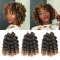 Curly Jumpy Wand Curl Jamaican Bounce Synthetic Braiding Hair Extensions