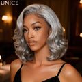 UNICE Layered Blowout Salt & Pepper Wig