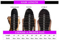 V Part Human Hair Body Wave Wig