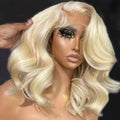 Ombre Silver Grey Synthetic Pre Plucked Wig