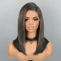 Salt and Pepper Human Hair Wig