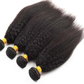 Brazilian Yaki Straight Human Hair Weave Bundles