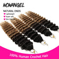 Curly Crochet Hair T1B/30 Ombre Deep Wave Braiding