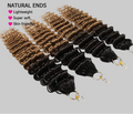 Curly Crochet Hair T1B/30 Ombre Deep Wave Braiding