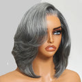 Layered Blowout Salt & Pepper Wig
