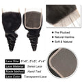 Loose Wave Lace Frontal Closure Brazilian Remy Human Hair