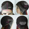 Ombre Silver Grey Synthetic Pre Plucked Wig
