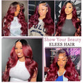 Brazilian Burgundy Human Hair Weave Bundles