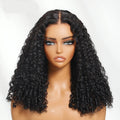 Curly Human Hair Wig With Finger Coil Ends