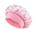 Wide-brimmed Satin Hair Bonnet for Sleeping