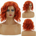 Synthetic Hair Wig Silver Gray Short Curly