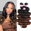 Chestnut Brown Ombre Body Wave Bundles
