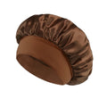 Wide-brimmed Satin Hair Bonnet for Sleeping