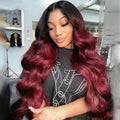 Brazilian Burgundy Human Hair Weave Bundles