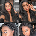 Brazilian Yaki Straight Human Hair Weave Bundles