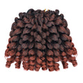 Curly Jumpy Wand Curl Jamaican Bounce Synthetic Braiding Hair Extensions
