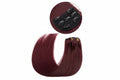 Burgundy Brazilian Remy Straight Hair Clip Hair Extensions