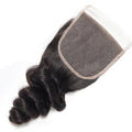 Loose Wave Lace Frontal Closure Brazilian Remy Human Hair