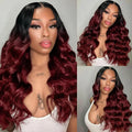 Brazilian Burgundy Human Hair Weave Bundles