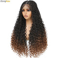 Box Braid Wig with Baby Hair Lace