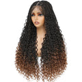 Box Braid Wig with Baby Hair Lace