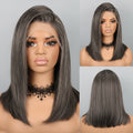 Salt and Pepper Human Hair Wig